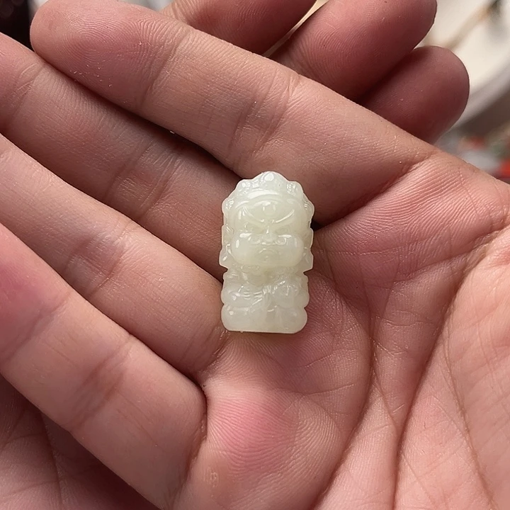 颈饰未镶嵌和田玉黄财神