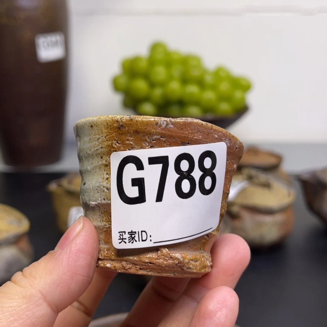 备前烧作品 小杯子好看