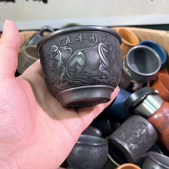 茶杯紫砂全手工紫砂主人杯
