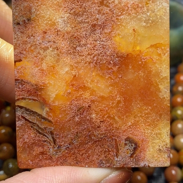 玛瑙/玉髓颈饰未镶嵌翟****心