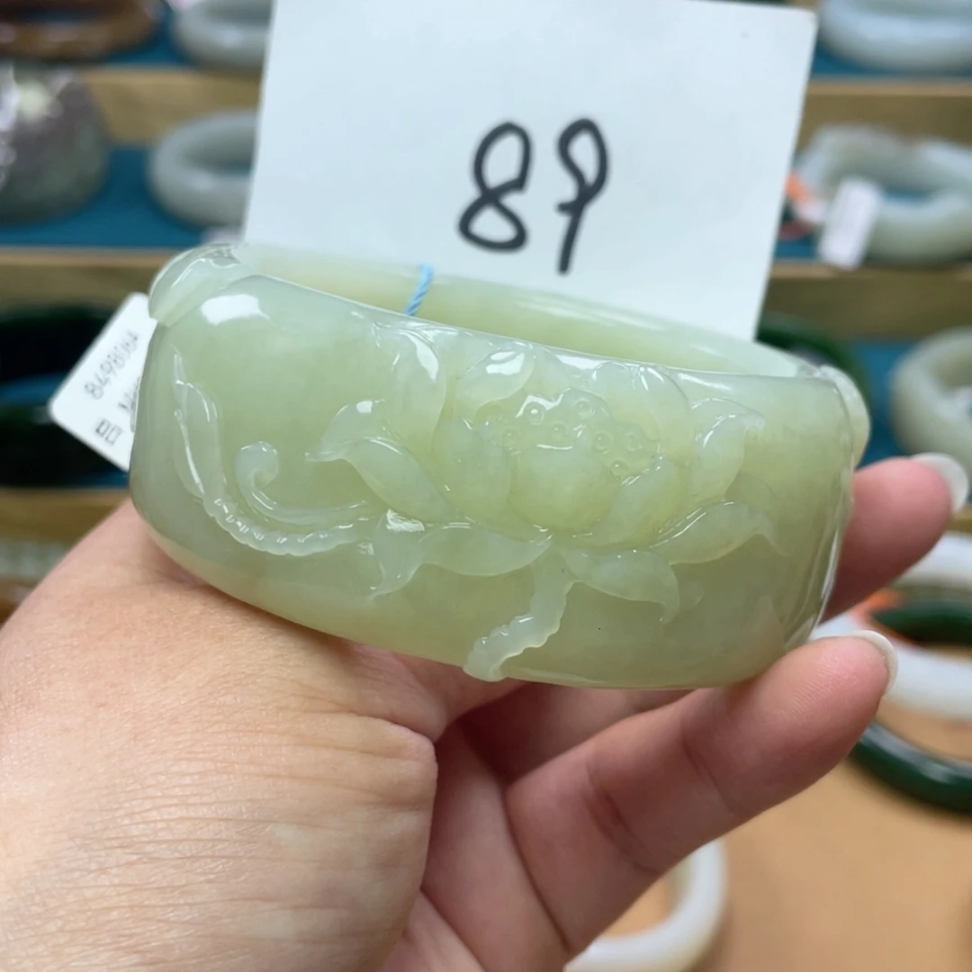 未镶嵌手镯和田玉圈口59