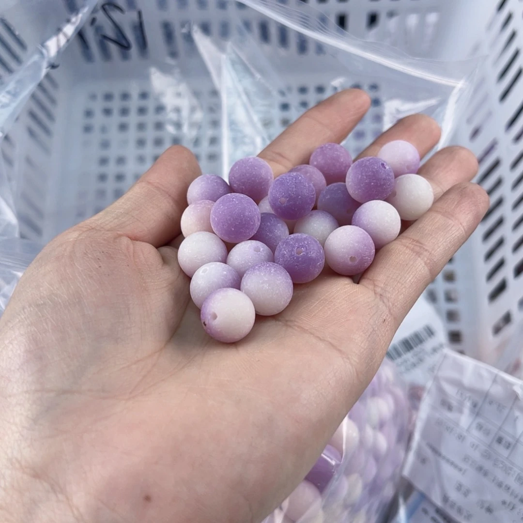 白玉菩提吊坠z12mm 100紫瑕