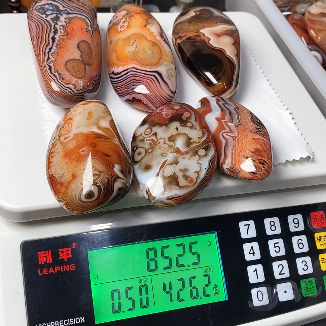 玛瑙/玉髓五毛未镶嵌没*