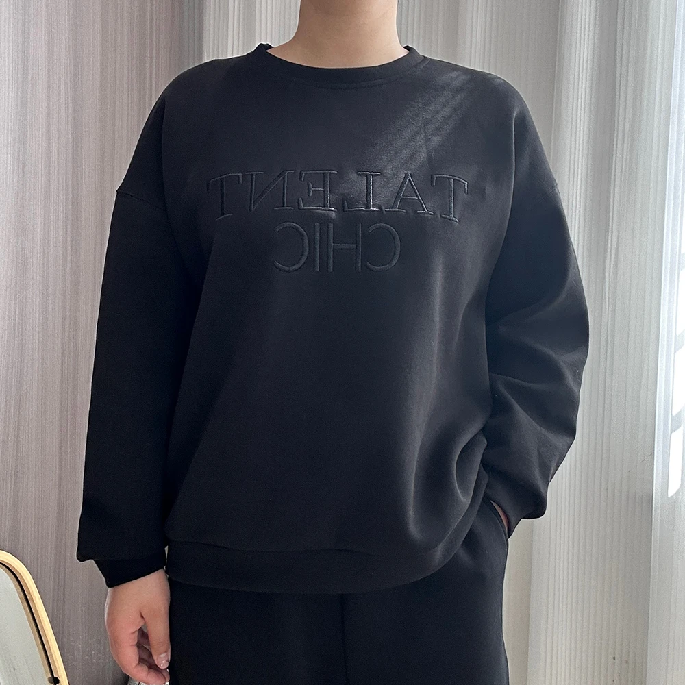 【静哥大码女装】FZ3103卫衣女23新款宽松长袖春潮ins