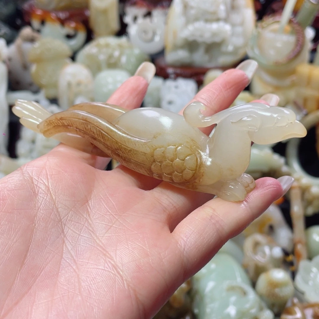 一***达和田玉未镶嵌挂件