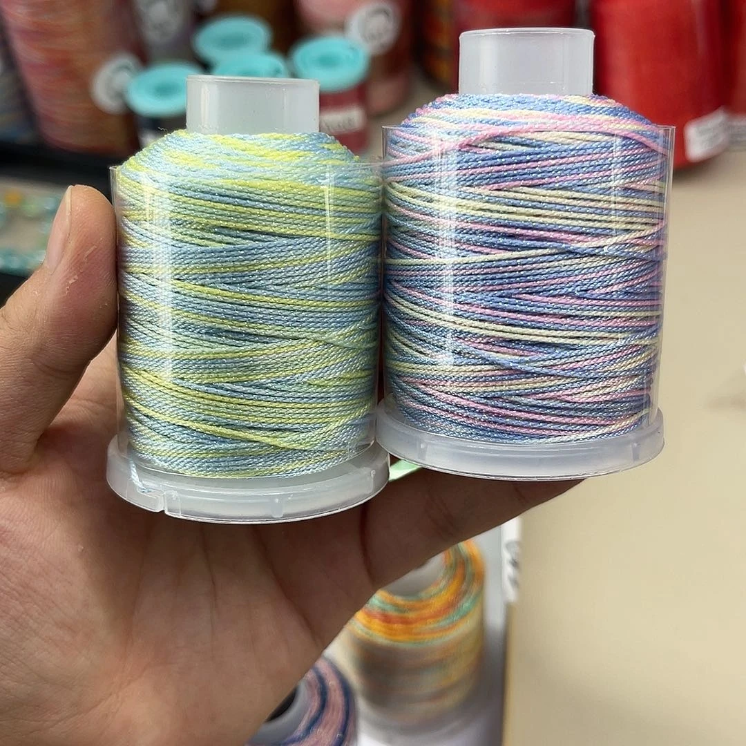 孤品12股星空段染股线40g2个