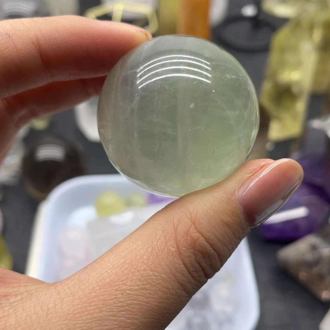 水晶50未镶嵌靑*°球球一个