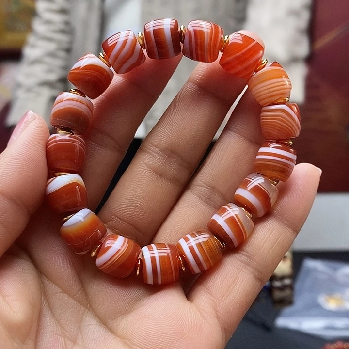 玛瑙/玉髓合金颈饰