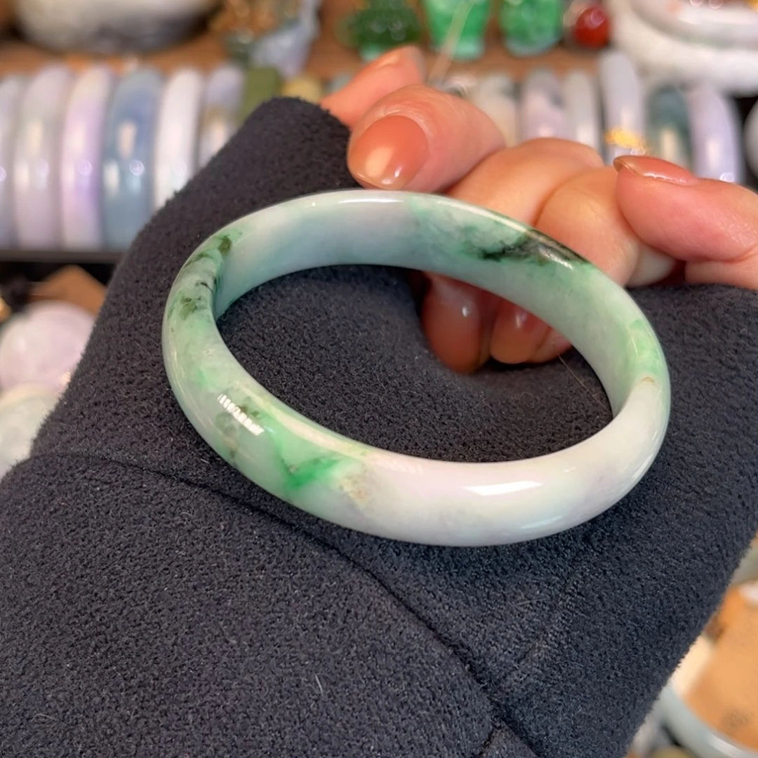 未镶嵌手镯翡翠翡翠手镯52.6（多米小仙）