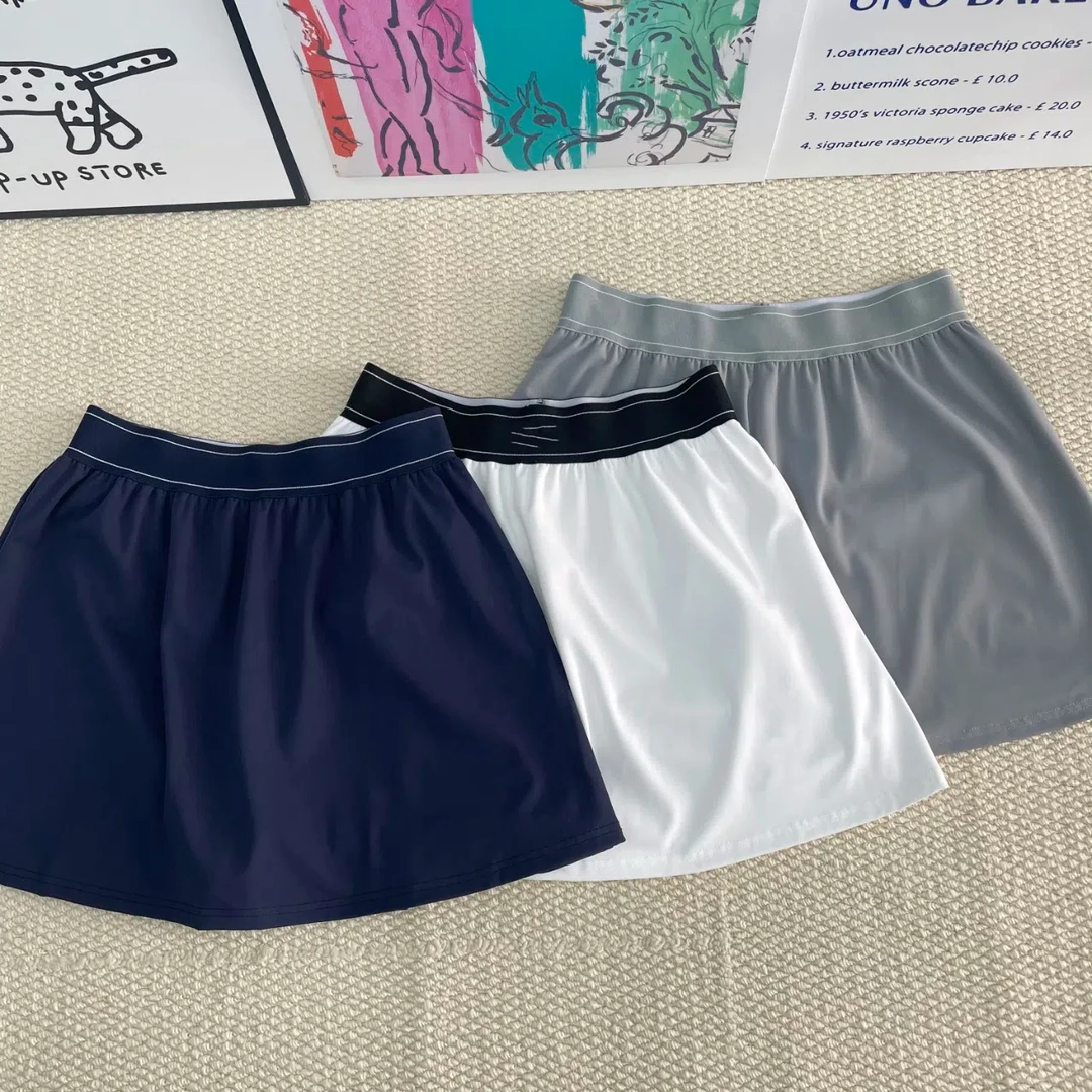 S瑜伽短洋气衣服女裙拼接小众炸街高级感裙裤女款爆款2025新款