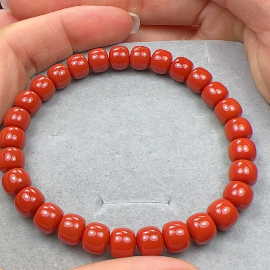 未镶嵌手串南红玛瑙囍