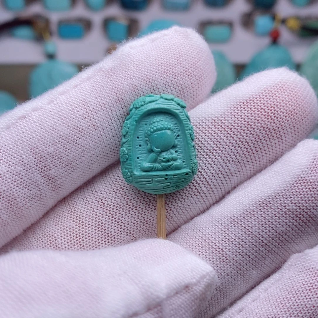 绿松石挂件未镶嵌