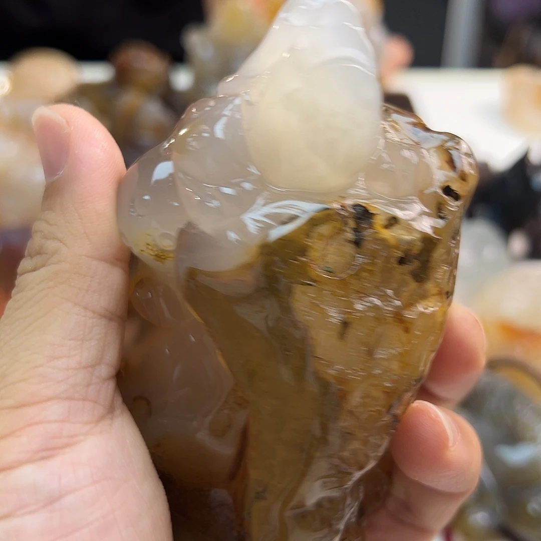 玛瑙/玉髓合金颈饰