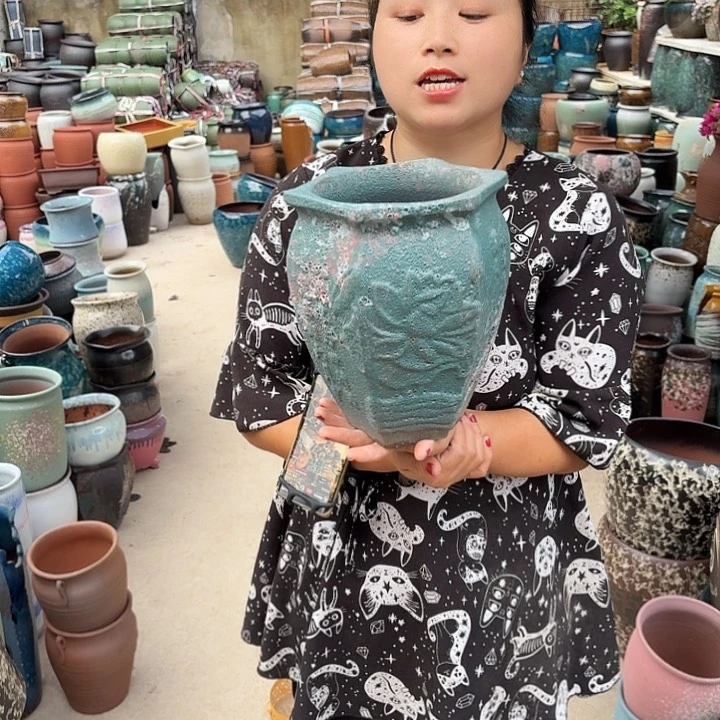 口18高24瑕疵一个盆子。