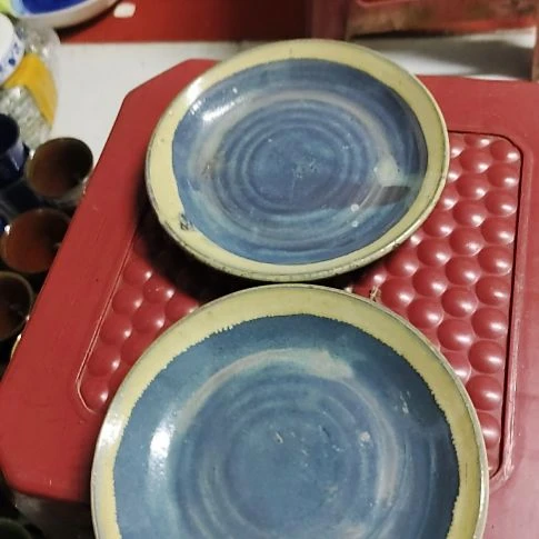 瓷片七厂，五厂摆件，瓷片，都有瑕疵。