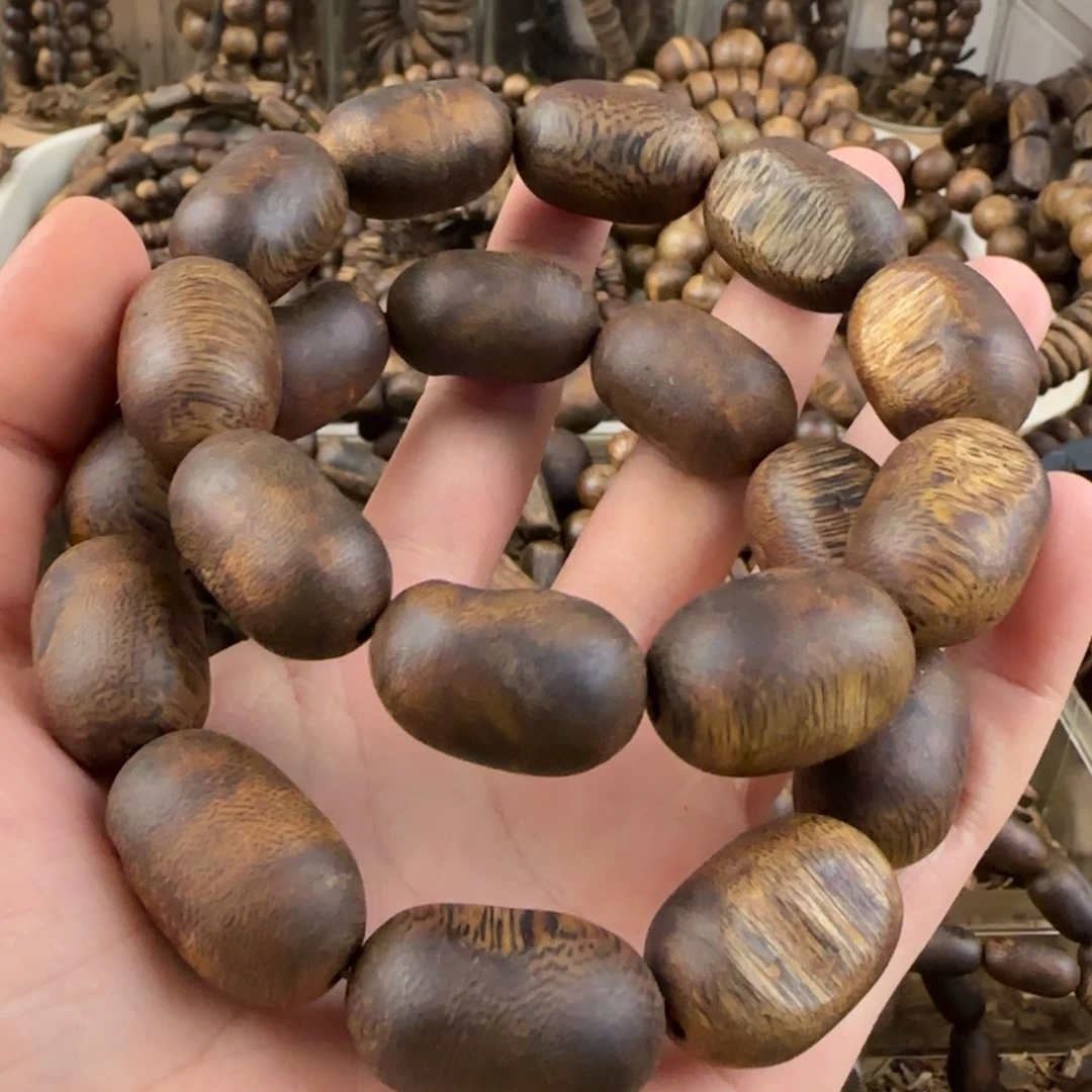 雅***木手串沉香奇楠手串多样性发一串20.5克