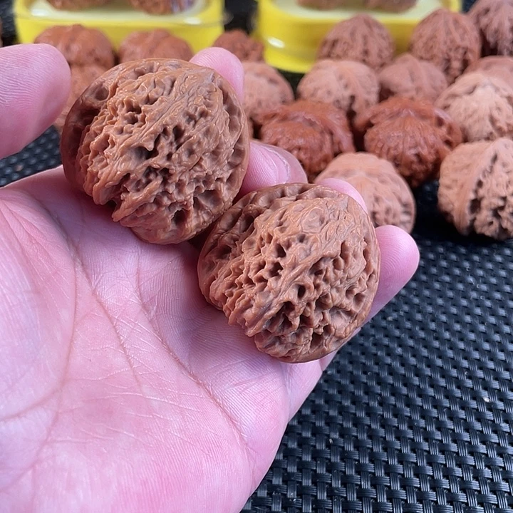 桃核把件南疆石43尺