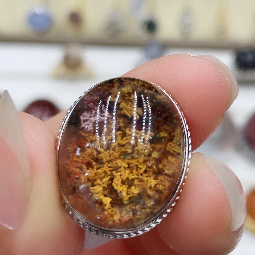 水晶磨合银S925镶嵌h****…