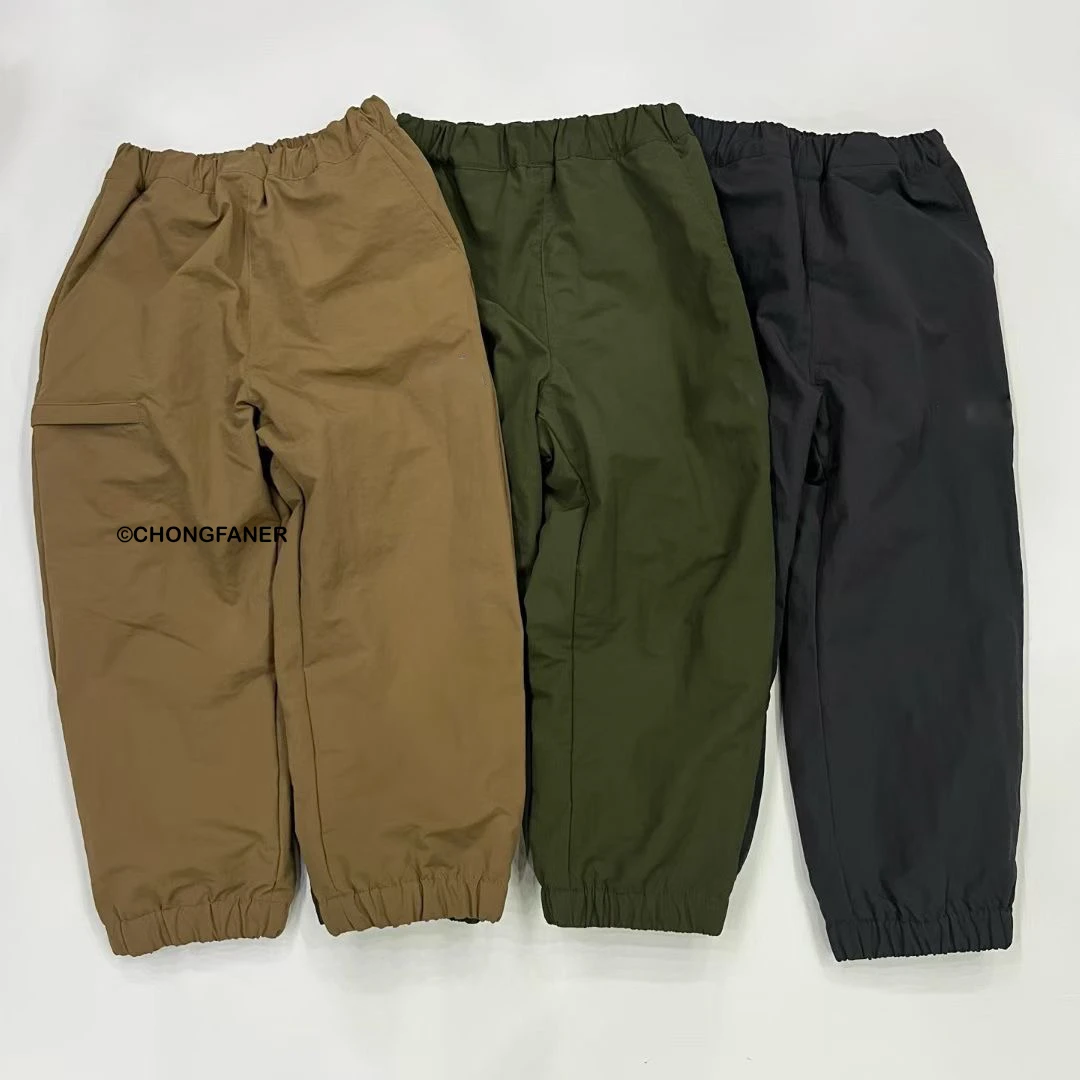 052391 男女童装日常舒适加绒加厚防静电休闲运动裤束脚裤