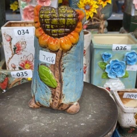 【闪购商品】红陶粗陶材质多肉花盆