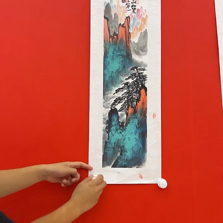 国画姜国华先生白书原作！