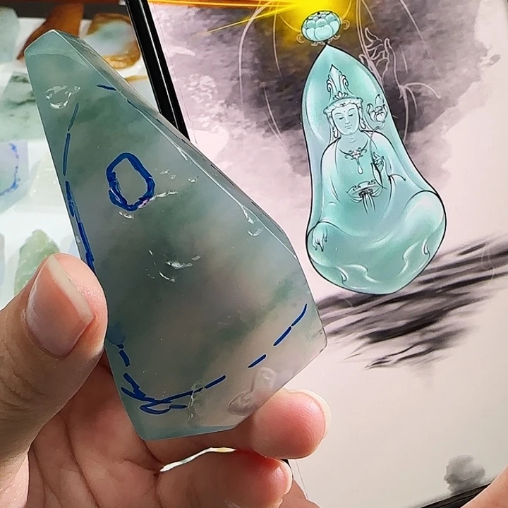 定制翡翠未镶嵌翡翠定制