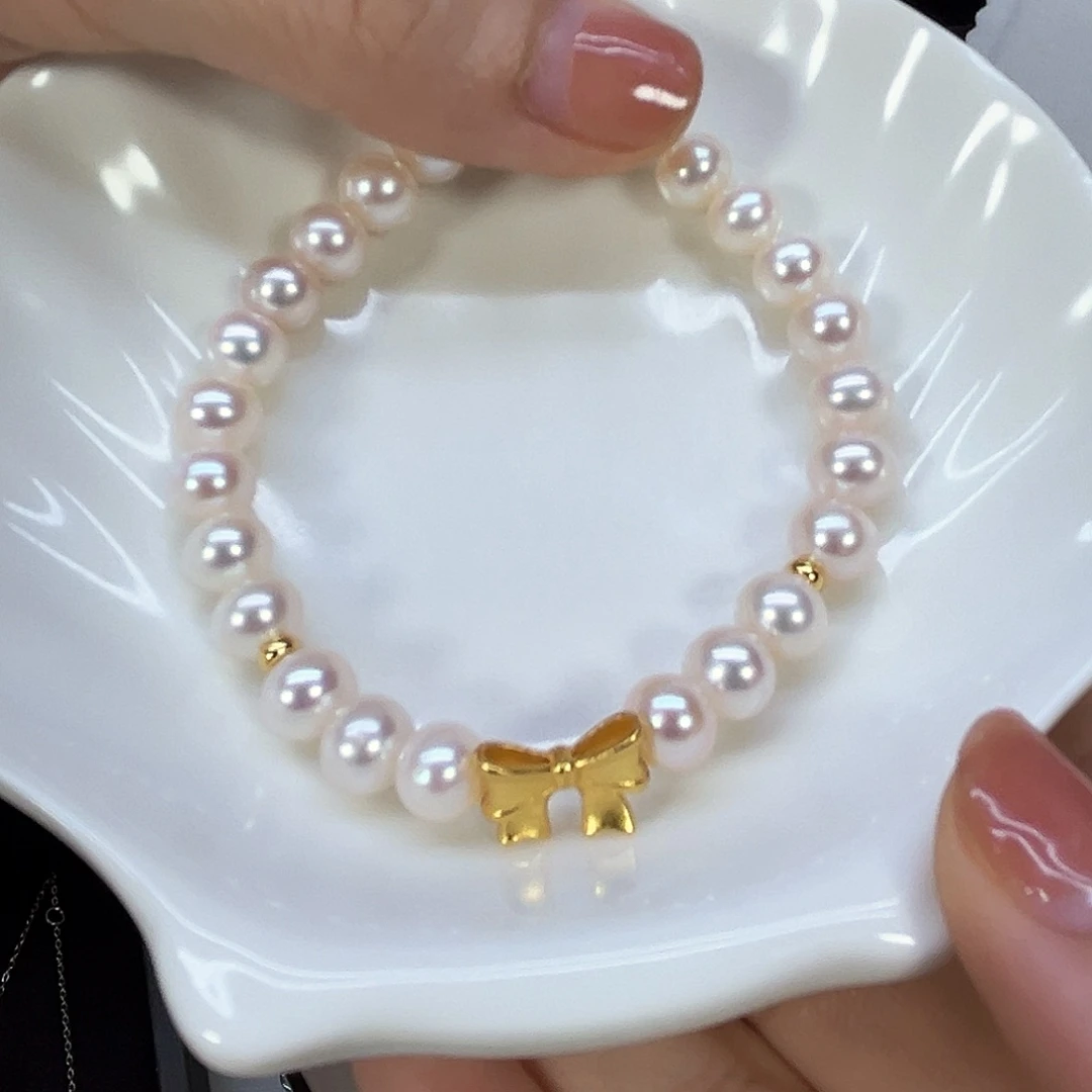 淡水珍珠银S925镶嵌颈饰你****？