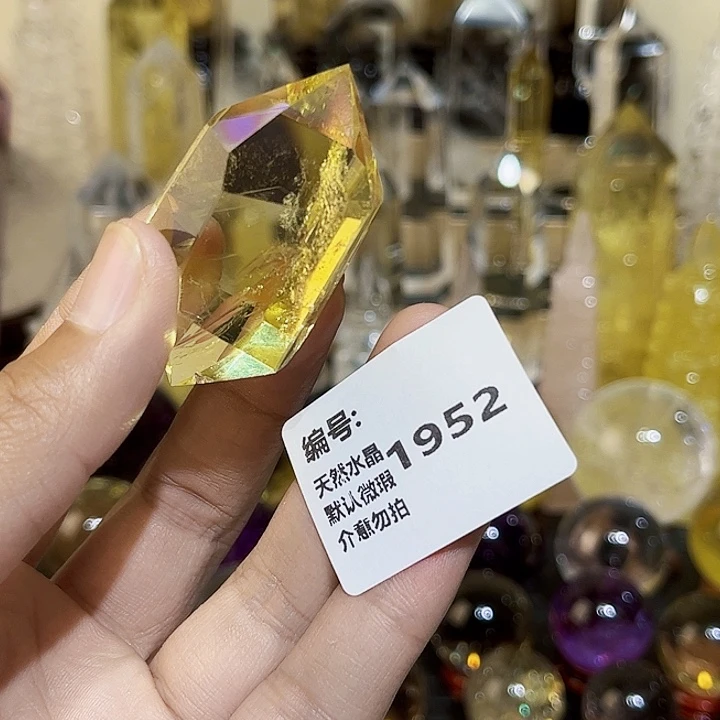 摆件未镶嵌水晶光**子柱