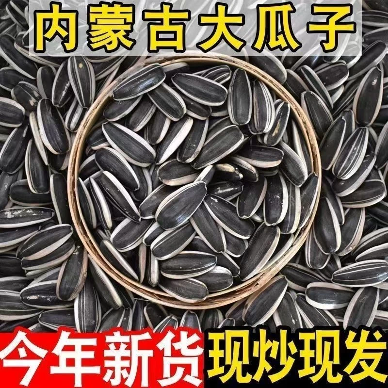 【买一斤送一斤】熟瓜子内蒙古现炒原味新鲜饱满花皮瓜子