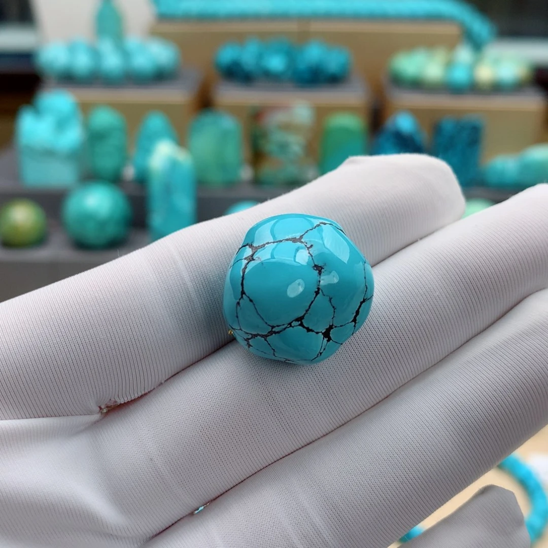 未镶嵌绿松石奇石