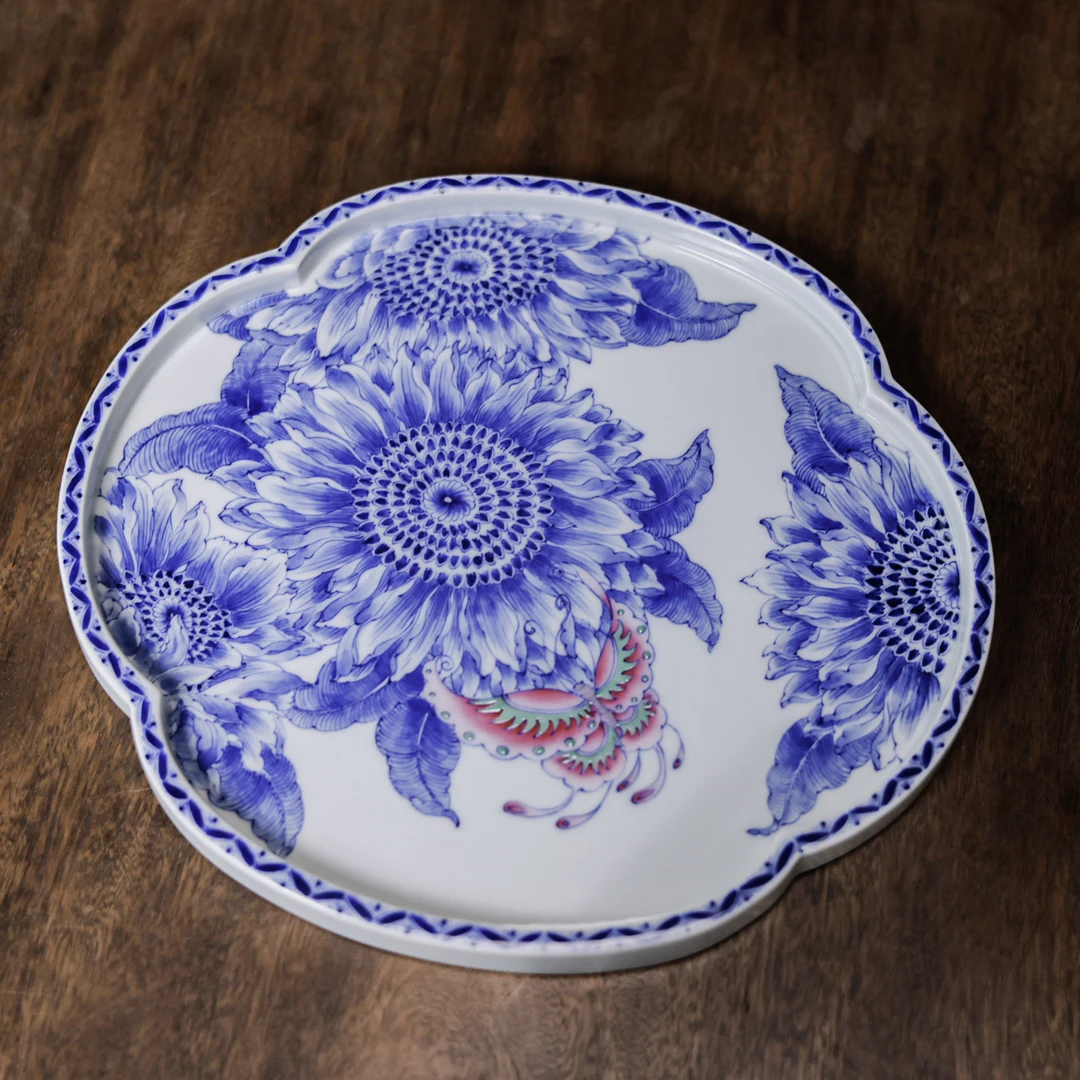 【悦生活】向阳花开-卓君-壶承-尺寸22*20cm（卓君S0205）