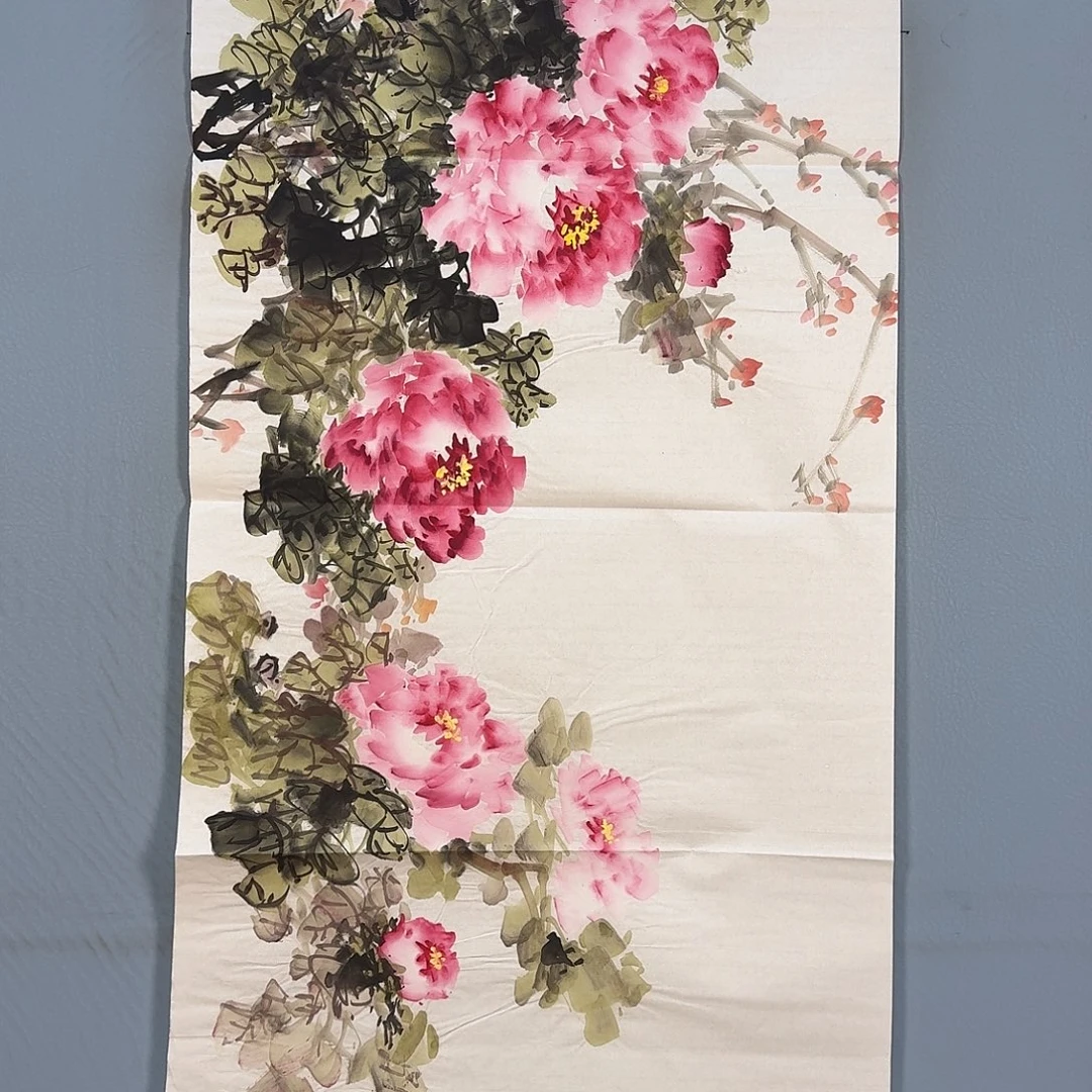 国画598 牡丹一如您的脸颊