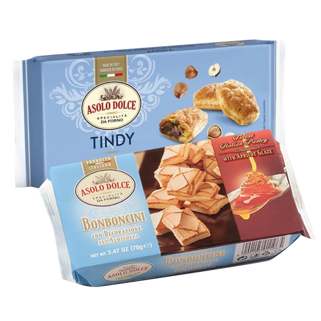 （7.30到期）三袋意大利进口迷你酥饼榛子奶油夹心酥