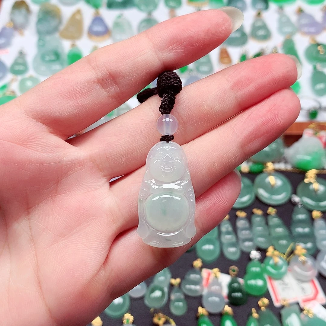 翡翠未镶嵌颈饰天然翡翠A货