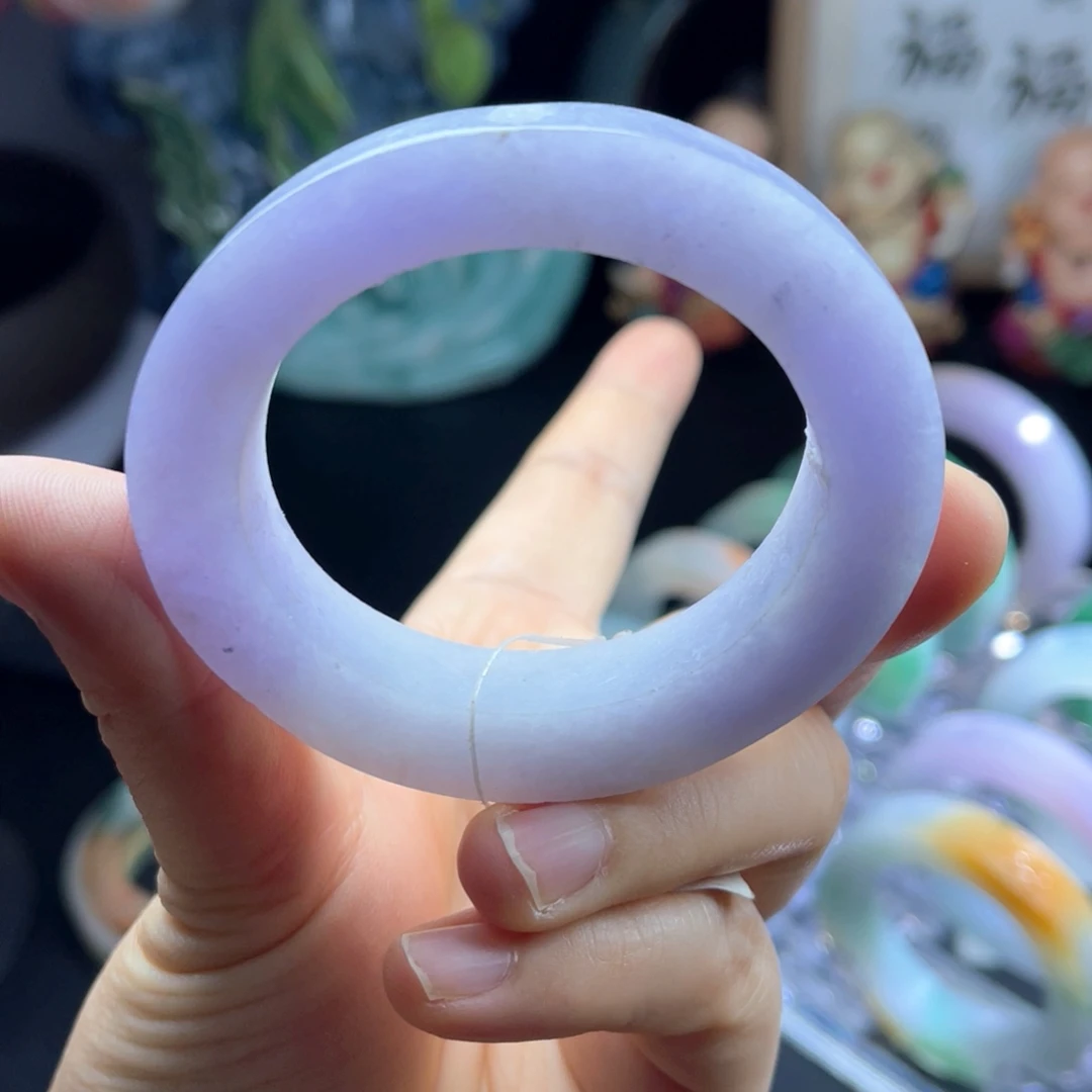 未镶嵌天然翡翠手镯定制定制翡翠