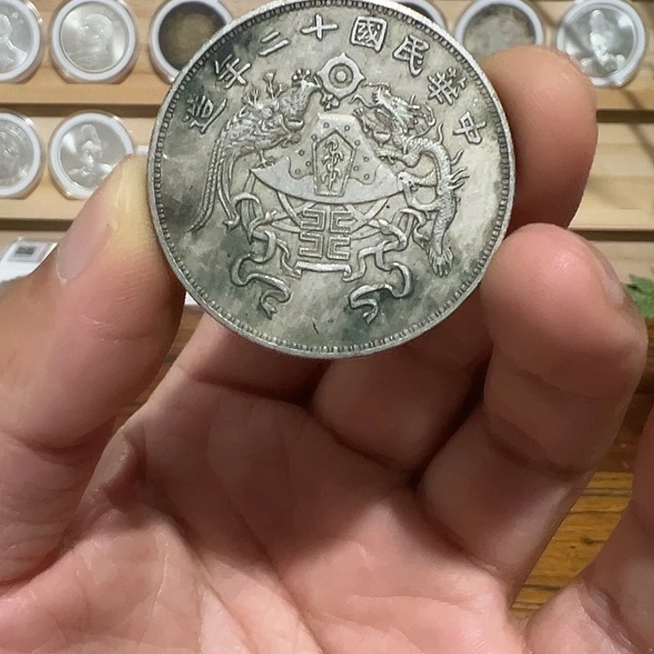 （一家臻藏）可吸翻可吹响龙洋工艺品 精选摆件