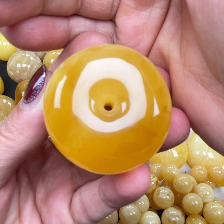 裸石蜜蜡未镶嵌蜜蜡扣重35.2