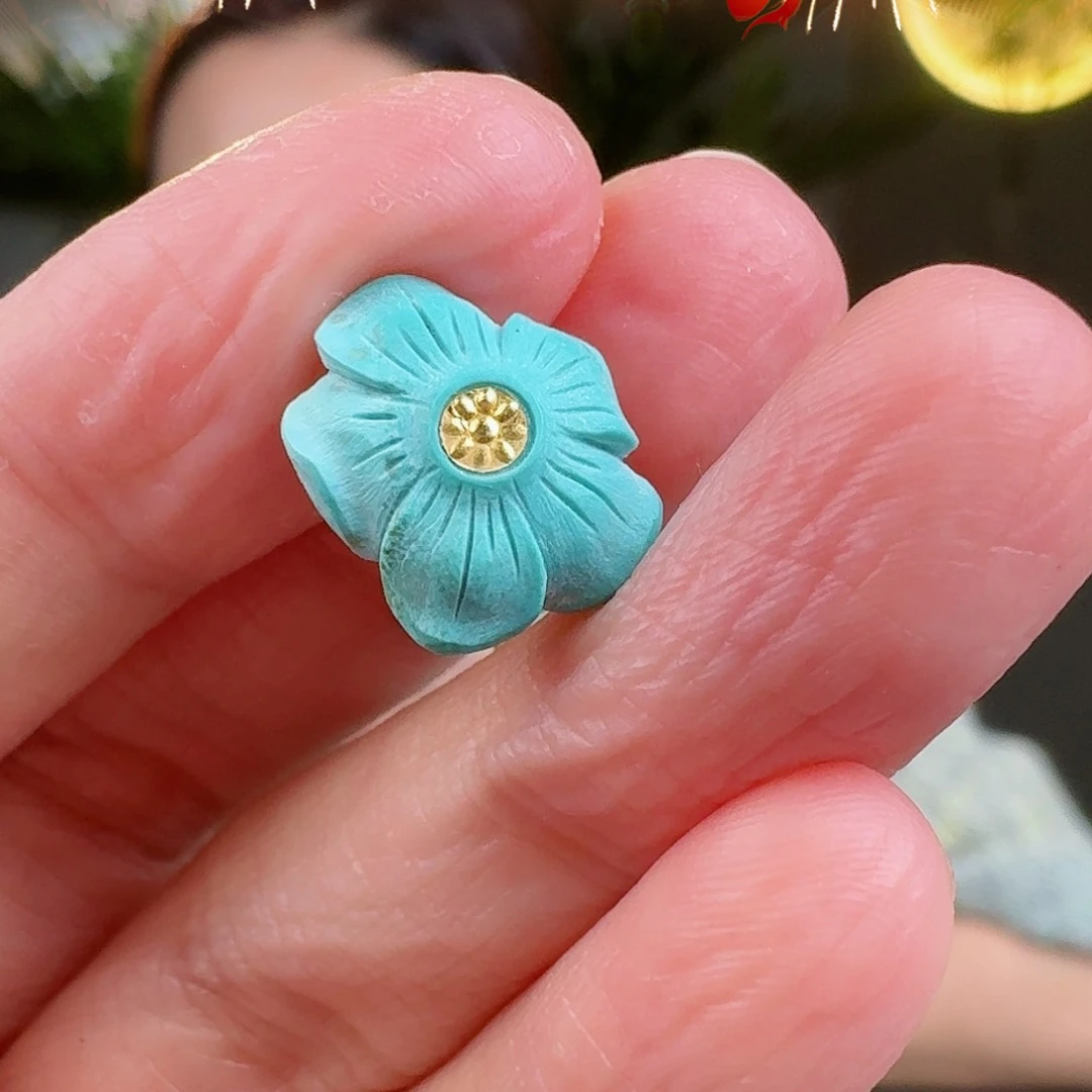 绿松石珠宝奇石未镶嵌