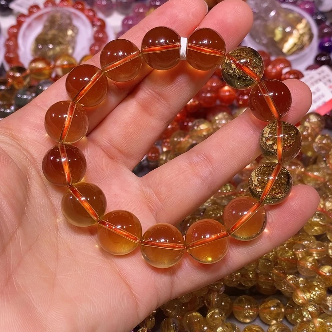 未镶嵌手链水晶黄水晶14