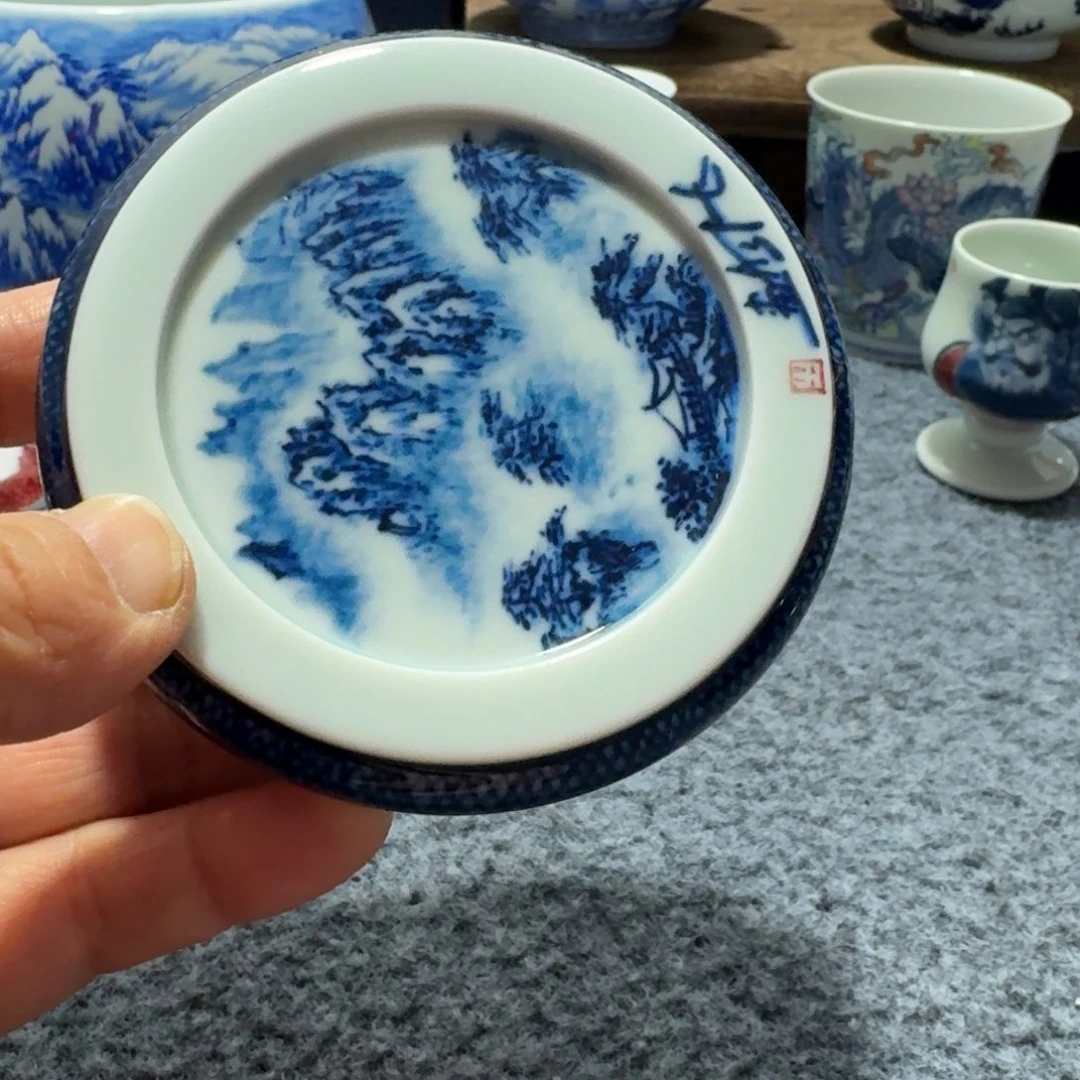 现代景德镇陶瓷手绘茶具