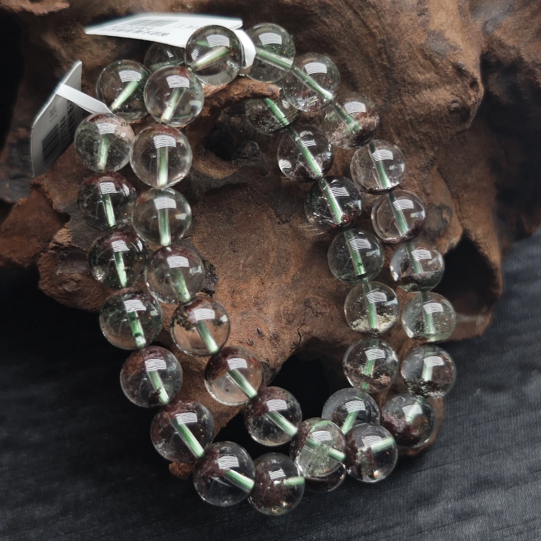 晶匠绿幽灵手串10mm+多样性发一