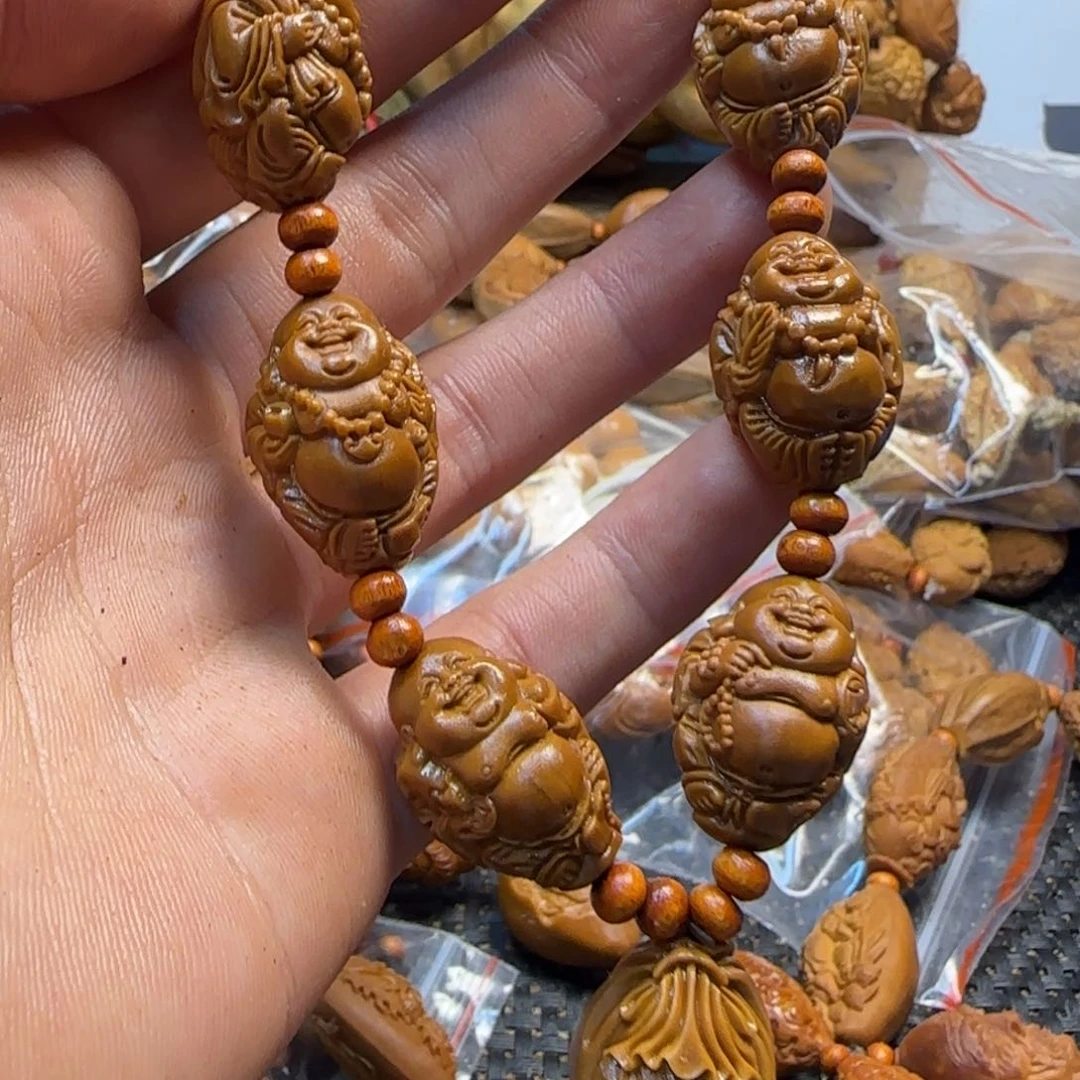 橄榄核手串/手链刘人义弥勒