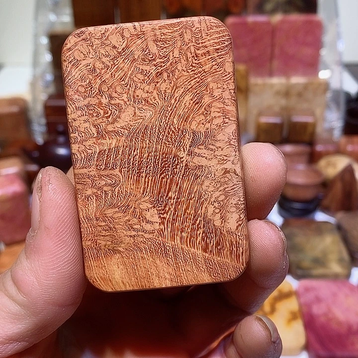 木红**客木质把玩件688444个