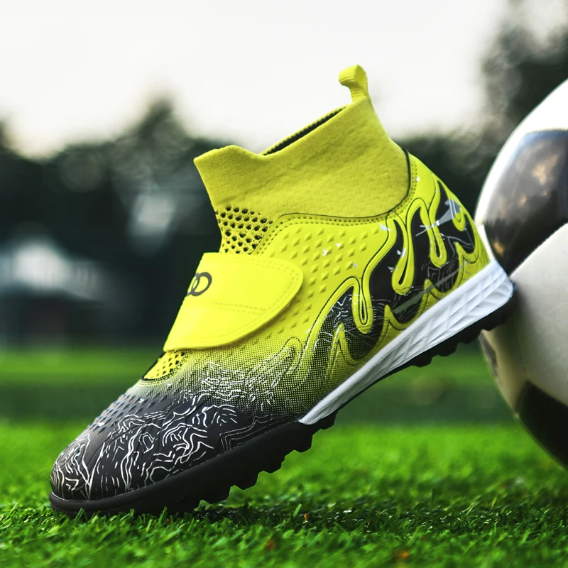 C罗姆巴佩刺客16儿童足球鞋男童小学生TF碎钉魔术贴猎鹰训练鞋女