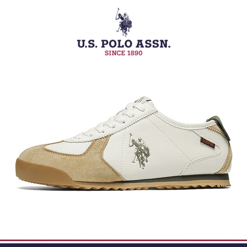 U.S. POLO ASSN.男鞋夏季新款透气阿甘低帮时尚休闲运动鞋子