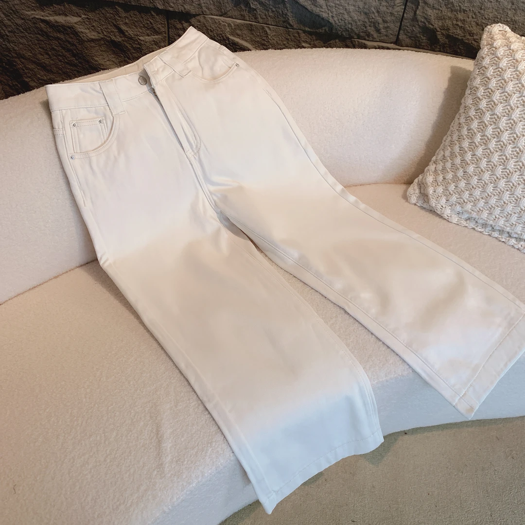 吉米赛欧【白色直筒裤】 5B2357035 适时尚休闲纯色