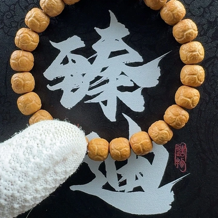 猴头核桃手串【臻迪】老籽精工毕业级别饕餮