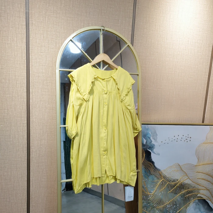 CM11孕妇黄色上衣110-150