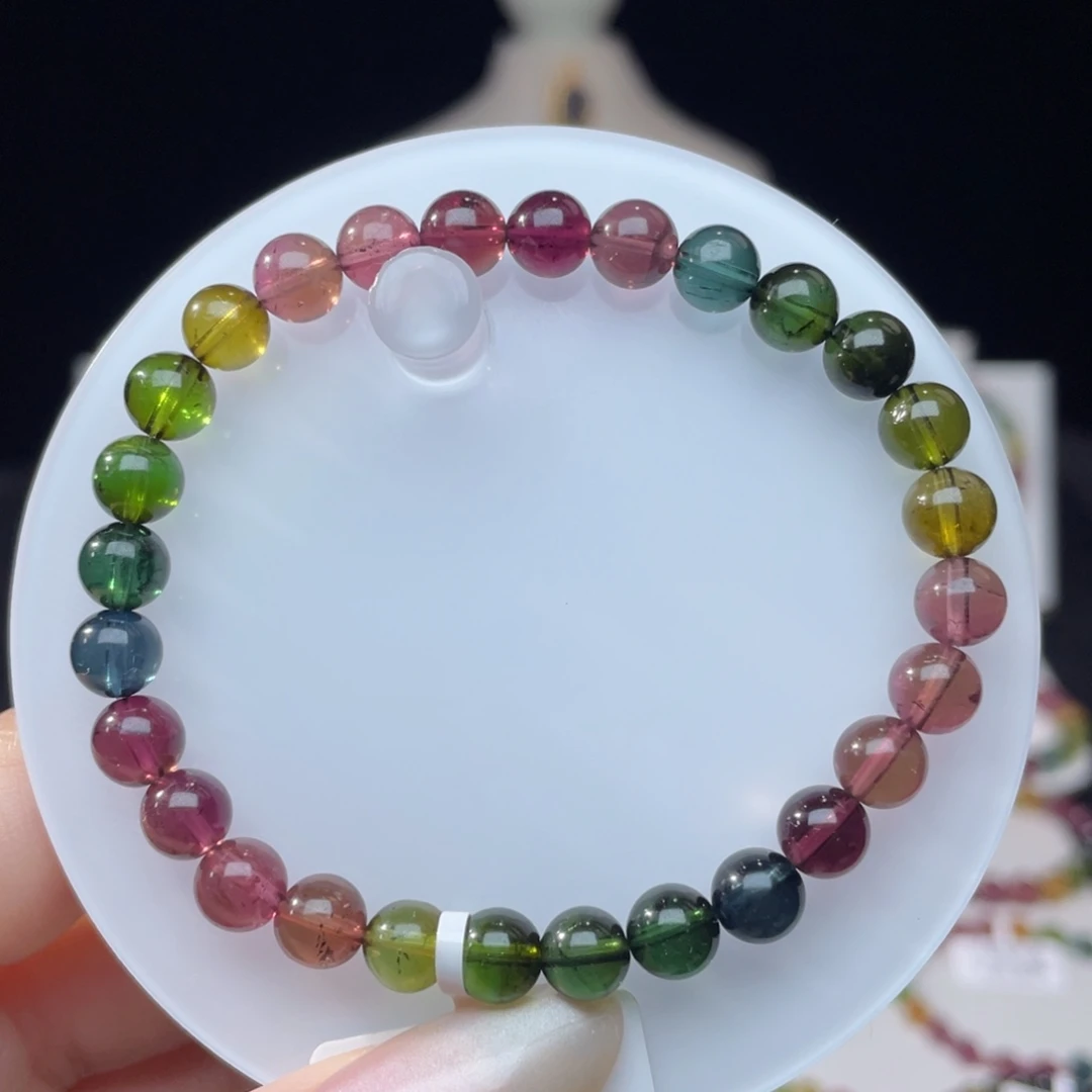 未镶嵌手串碧玺6.8mm±