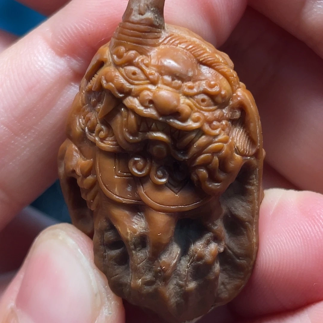 核桃独角兽核雕作品